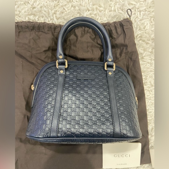 New Gucci Mini Microguccissima Dome Handbag - Picture 2 of 12